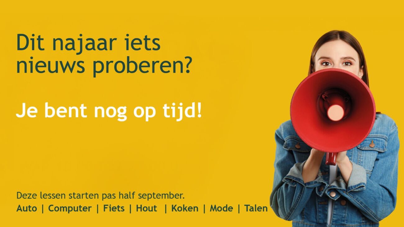 Dit najaar iets nieuws proberen